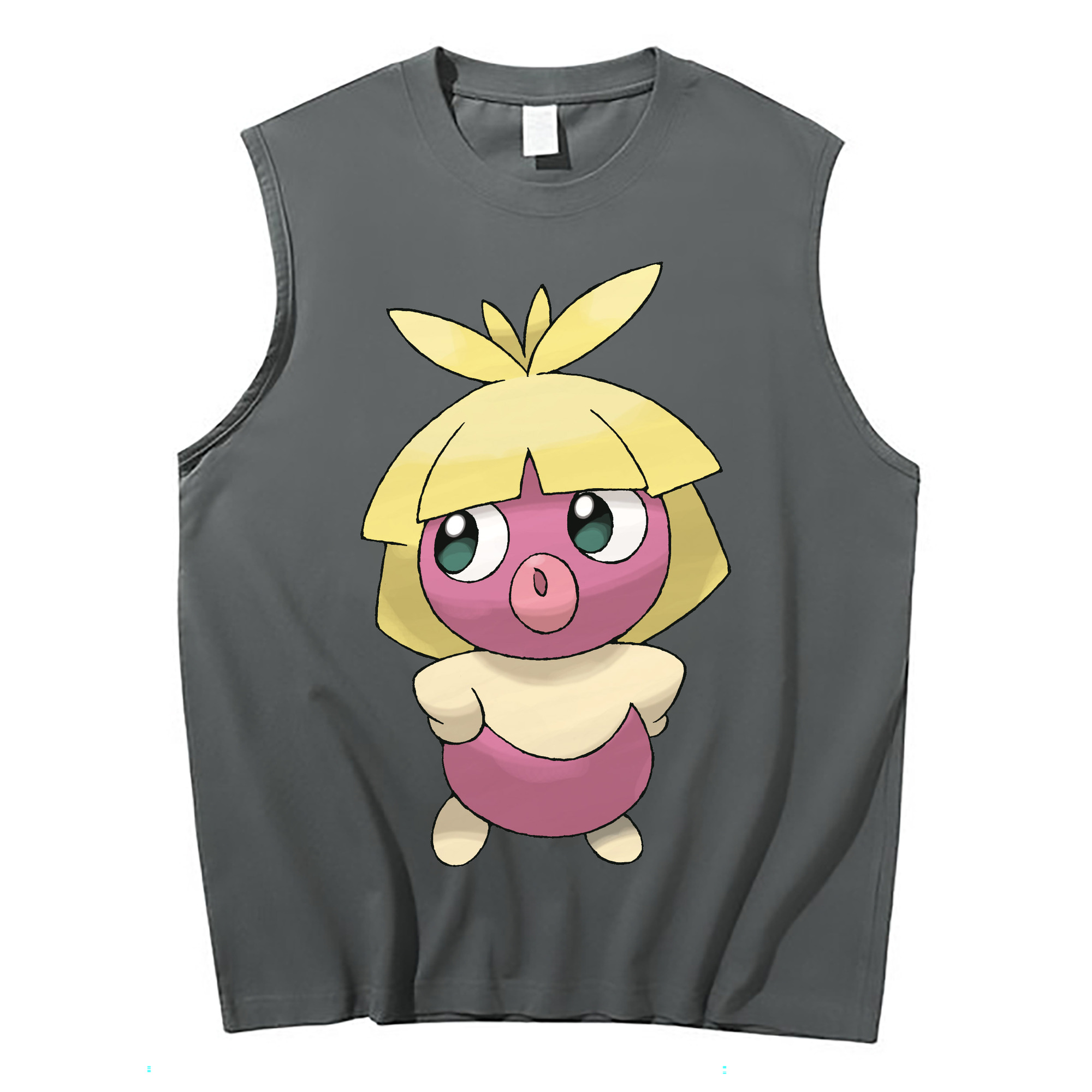（画像用） ポケットモンスター Pokémon コットン100％タンクトップ（フロントプリント）